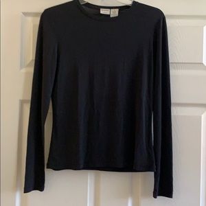 Isaac Mizrahi Like new black Long sleeve top